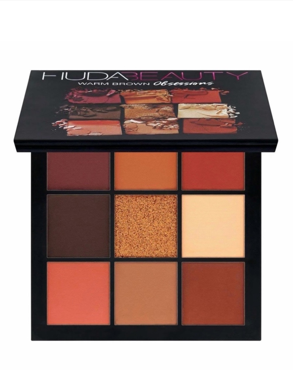 HUDA BEAUTY 
Warm Brown Obsessions Palette